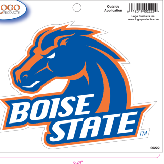 Boise State University - Sticker - Medium - Horse Head-0