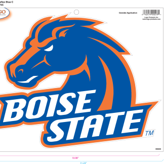 Boise State University - Sticker - Large - Horse Logo-0