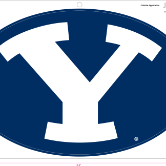 Brigham Young University- Sticker - Large-0