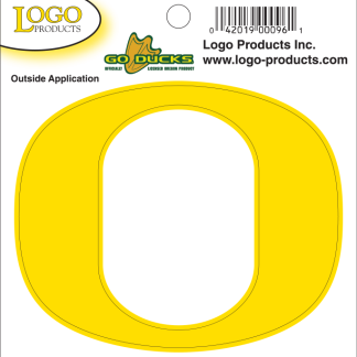 University of Oregon - Sticker - Small - O - Yellow-0