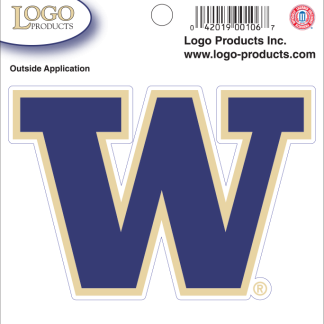University of Washington - Sticker - Small - 'W'-0