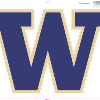 University of Washington - Sticker - Large - 'W'-0