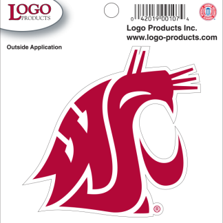 Washington State University - Sticker - Small - Crimson Logo-0