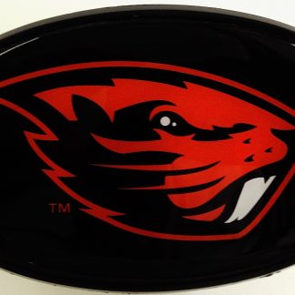 Oregon State University - Hitch Cover - Snap Cap - Black with Snarling Beaver-0