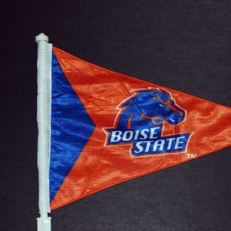 Boise State University - Car Flag - Orange Pennant - Blue triangle -0