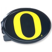 University of Oregon - Hitch Cover - Snap Cap - Black with Yellow "O"
